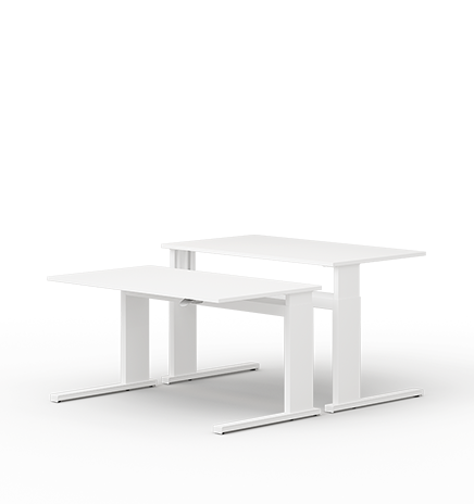 doppelarbeitsplaetze imove bench ergonomischer schreibtisch