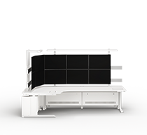 sitz-steh-leitwartenpult xtplus ergonomischer leitstellentisch