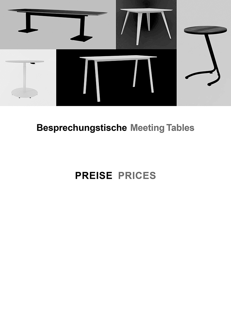 preisliste besprechungstische